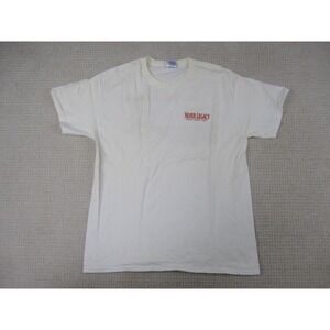 Casino Shirt Adult Large White Silver Legacy Poker Jackpot Graphic‎ Gildan Ultra